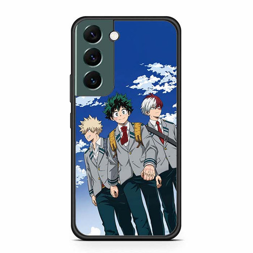 My Hero Academia Bakugo Midoriya and Todoroki Samsung Galaxy S22 Case