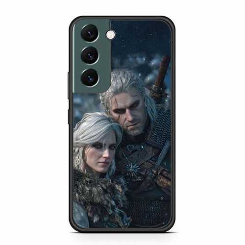 The Witcher III Geralt and Ciri Samsung Galaxy S22 Case