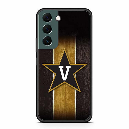 Vanderbilt Commodores Wooden Pattern Samsung Galaxy S22 Case