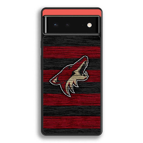 Arizona Coyotes Wooden Pattern Google Pixel 6 Case