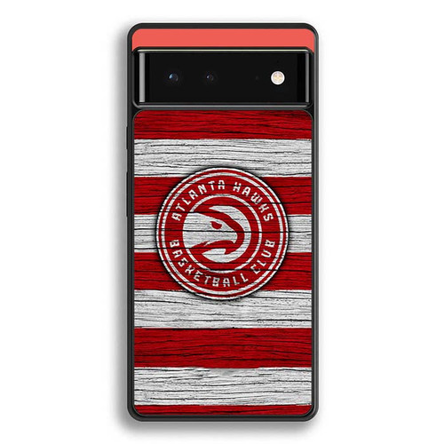Atlanta Hawks Wooden Pattern Google Pixel 6 Case
