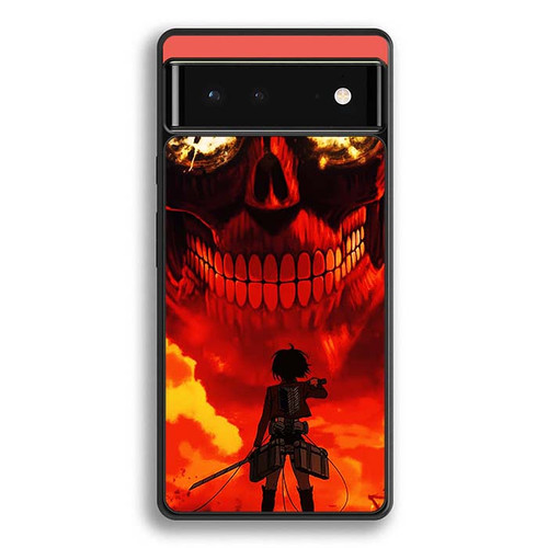 Attack on Titan Mikasa Vs Titan Google Pixel 6 Case