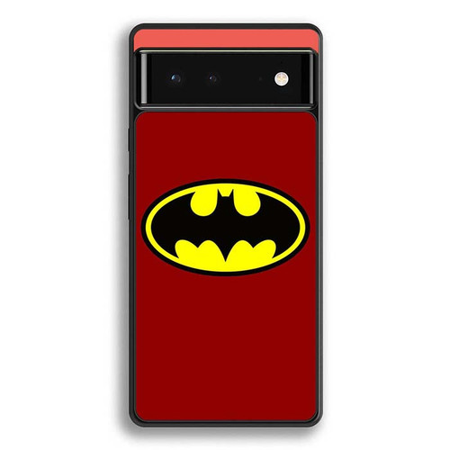 Batman Logo in Red Google Pixel 6 Case