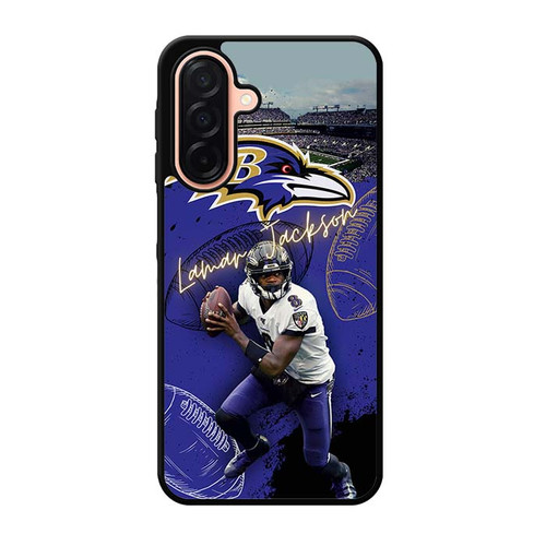 Lamar Jackson Baltimore Ravens Samsung Galaxy A26 5G Case