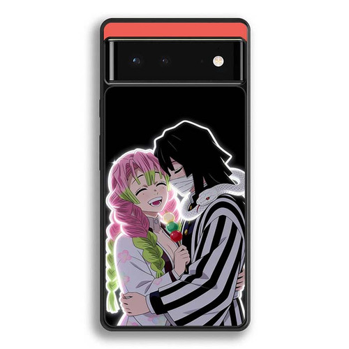 Demon Slayer Obanai Iguro and Mitsuri Kanroji Google Pixel 6 Case