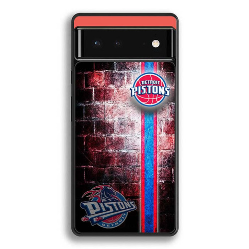 Detroit Pistons Bricks Google Pixel 6 Case