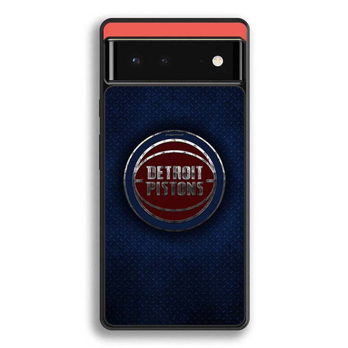 Detroit Pistons Metallic Google Pixel 6 Case
