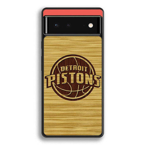 Detroit Pistons Wooden Pattern 01 Google Pixel 6 Case