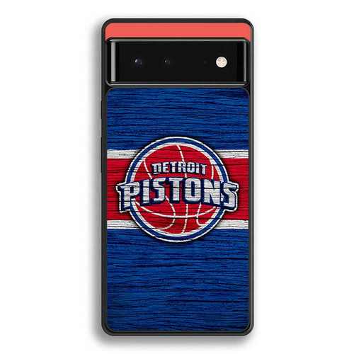 Detroit Pistons Wooden Pattern 02 Google Pixel 6 Case