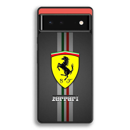 Ferrari Logo Sports Google Pixel 6 Case