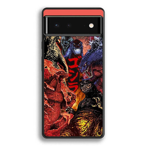Godzilla The King of All Eras Google Pixel 6 Case
