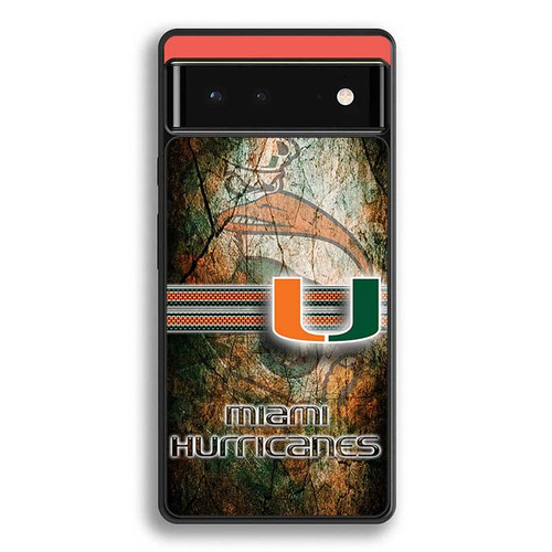 Miami Hurricanes 03 Google Pixel 6 Case