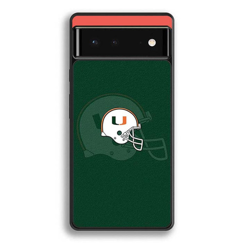 Miami Hurricanes Helmet Google Pixel 6 Case