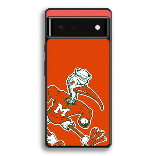 Miami Hurricanes Mascot Google Pixel 6 Case