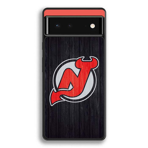 New Jersey Devils Wooden Pattern Google Pixel 6 Case