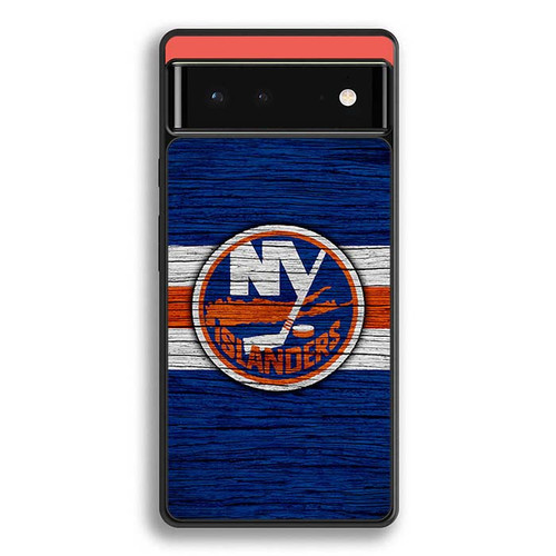 New York Islanders Wooden Pattern Google Pixel 6 Case