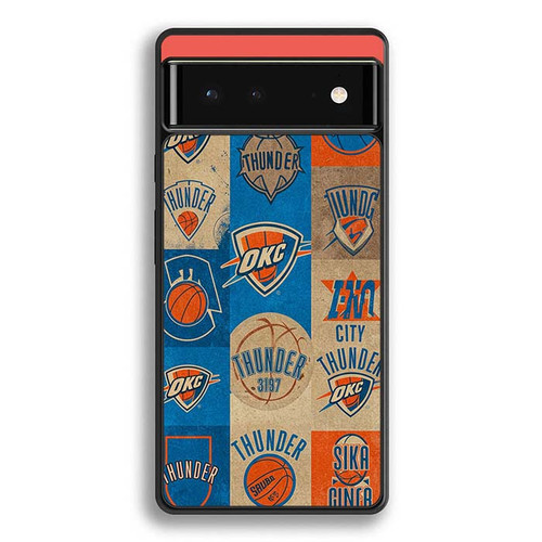 Oklahoma City Thunder Retro Google Pixel 6 Case