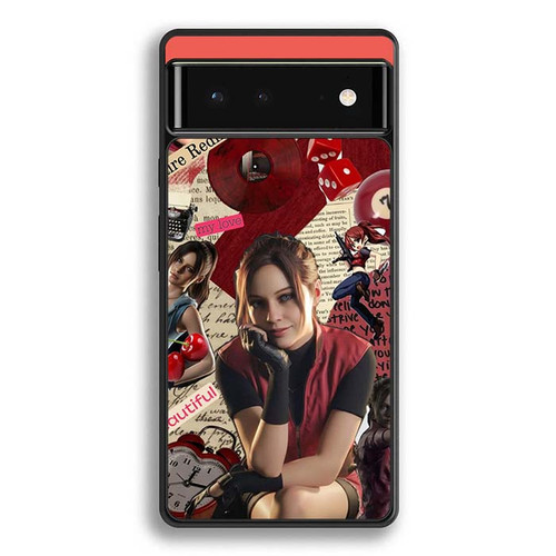 Resident Evil 2 Remake Claire Redfield Google Pixel 6 Case