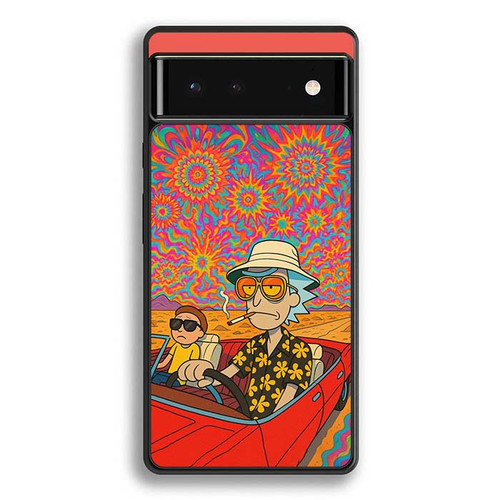Rick and Morty Psychedelic Vibe Google Pixel 6 Case