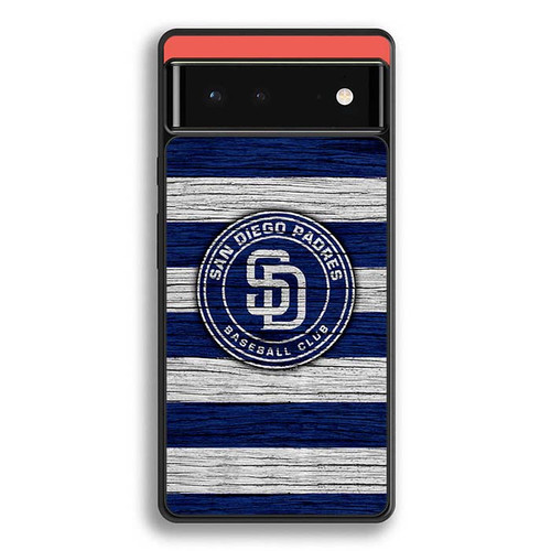 San Diego Padres Wooden Pattern Google Pixel 6 Case