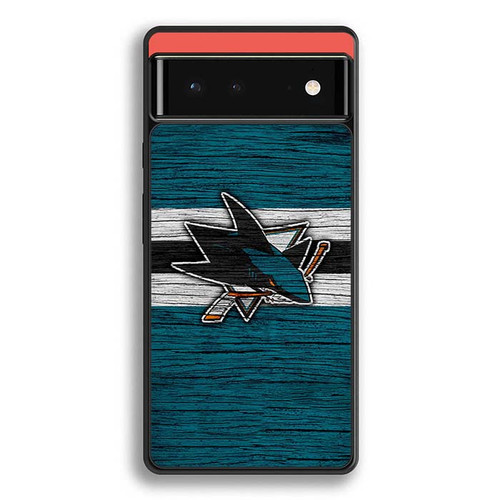San Jose Sharks Wooden Pattern Google Pixel 6 Case
