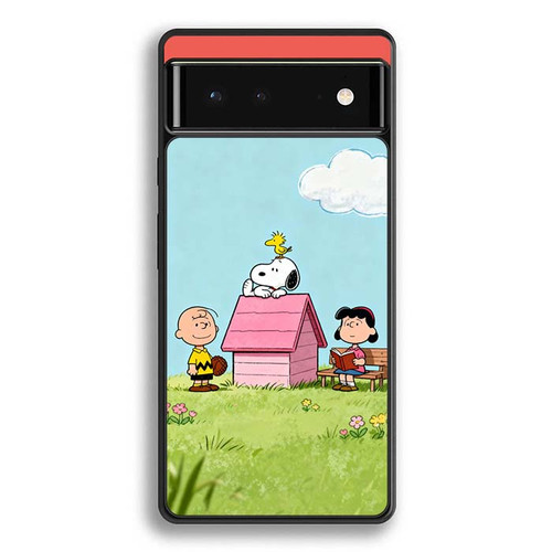 Snoopy The Peanuts Playground Google Pixel 6 Case
