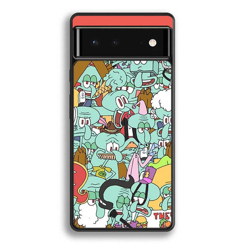SpongeBob Series Squidward Fever Google Pixel 6 Case