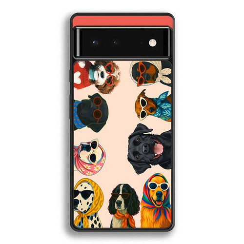 Stylist Dogs Google Pixel 6 Case