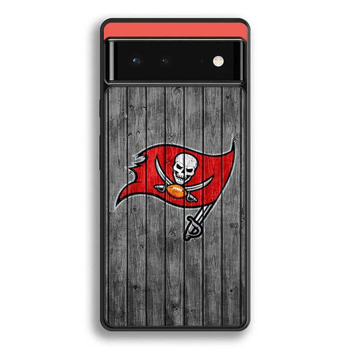 Tampa Bay Buccaneers Wooden Pattern Google Pixel 6 Case