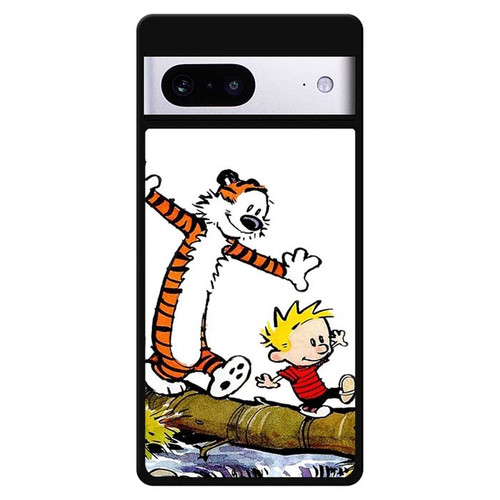 Calvin and Hobbes Playing Google Pixel 7 Case