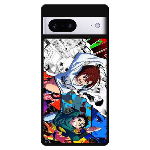 Dandadan Momo Ayase and Okarun Google Pixel 7 Case
