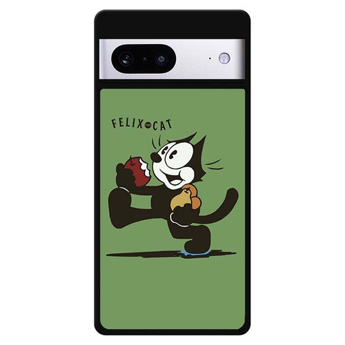 Felix The Cat Eat Apple Google Pixel 7 Case