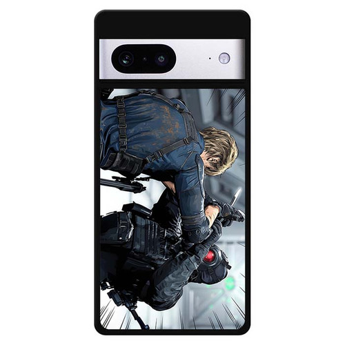 Resident Evil Requiem Leon Vs Hunt Google Pixel 7 Case