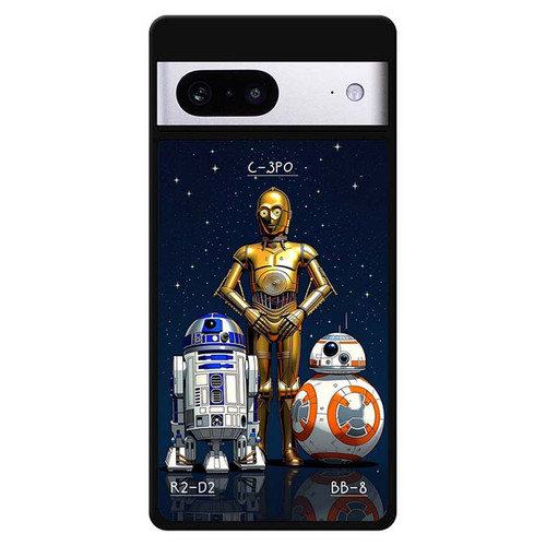 Star Wars Saga C-3PO R2-D2 BB-8 Google Pixel 7 Case