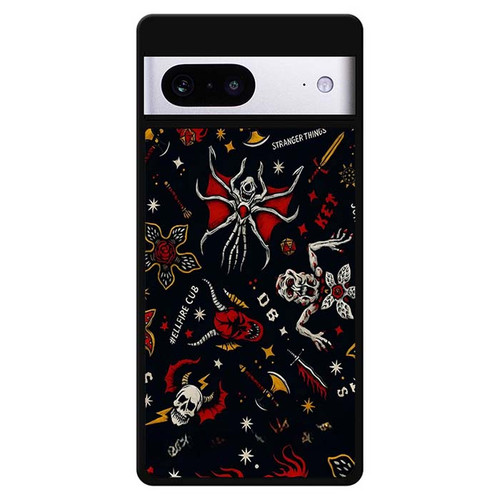 Stranger Things Hellfire Gothic Chaos 01 Google Pixel 7 Case