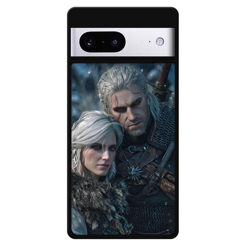 The Witcher III Geralt and Ciri Google Pixel 7 Case