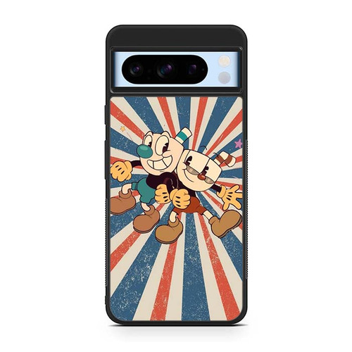 Cuphead and Mugman Google Pixel 8 Case