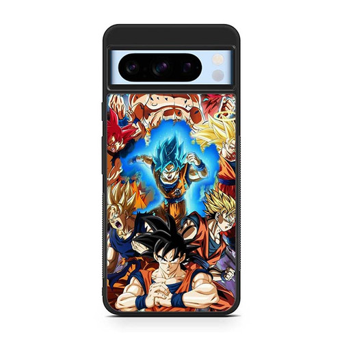 Dragon Ball Z Goku All Saiyan Form Google Pixel 8 Case