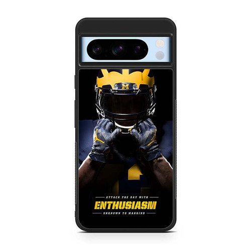 Michigan Wolverines Enthusiasm Google Pixel 8 Case