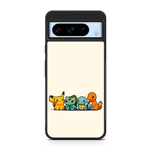 Pokemon Pikachu Bulbasaur Squirtle Charmander Google Pixel 8 Case