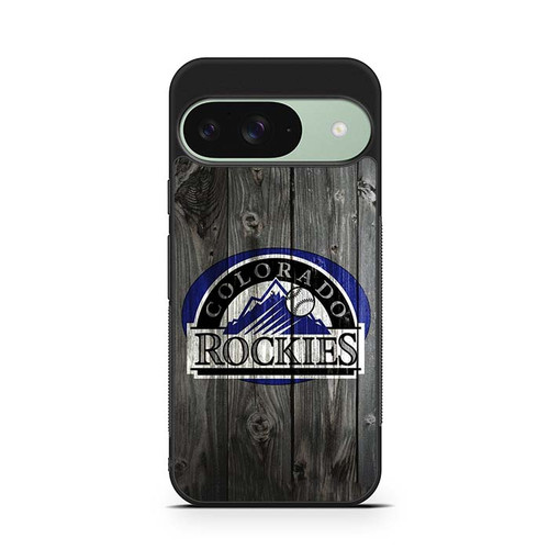 Colorado Rockies Wooden Pattern Google Pixel 9 Case