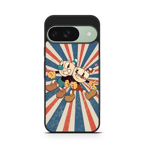 Cuphead and Mugman Google Pixel 9 Case