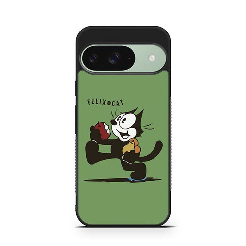 Felix The Cat Eat Apple Google Pixel 9 Case