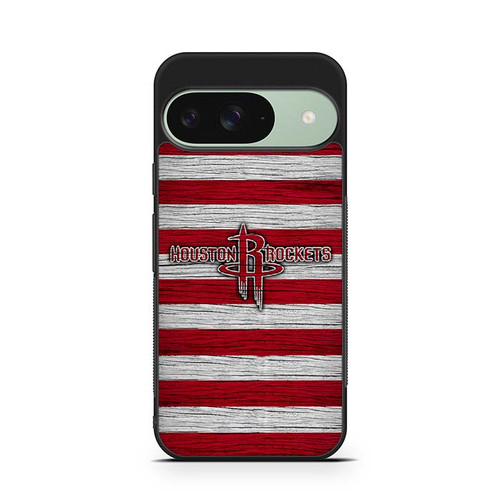 Houston Rockets Wooden Pattern Google Pixel 9 Case