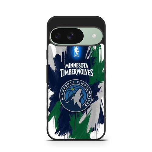 Minnesota Timberwolves Wolf and North Google Pixel 9 Case