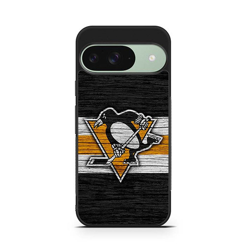 Pittsburgh Penguins Wooden Pattern Google Pixel 9 Case