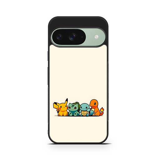 Pokemon Pikachu Bulbasaur Squirtle Charmander Google Pixel 9 Case