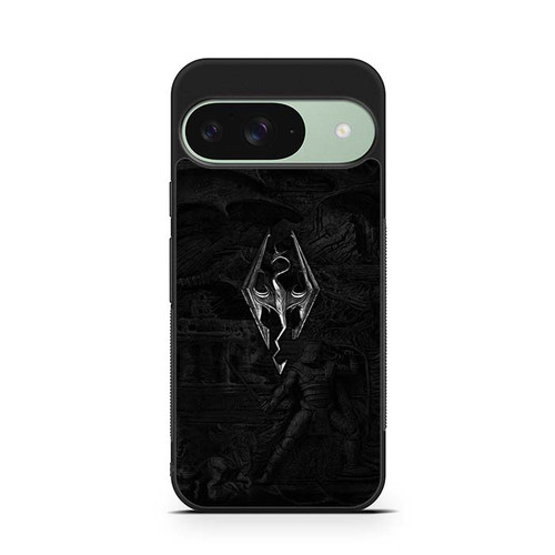 The Elder Scroll V Skyrim Logo Google Pixel 9 Case