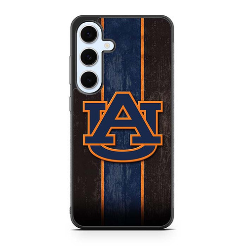 Auburn Tigers Wooden Pattern Samsung Galaxy S24 Case