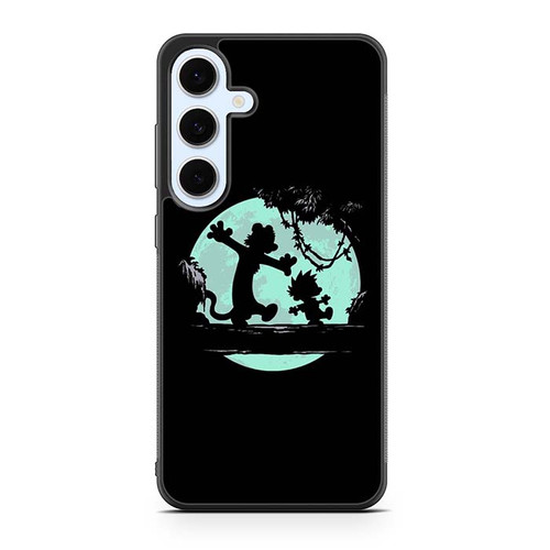 Calvin and Hobbes Play At Night Samsung Galaxy S24 Case